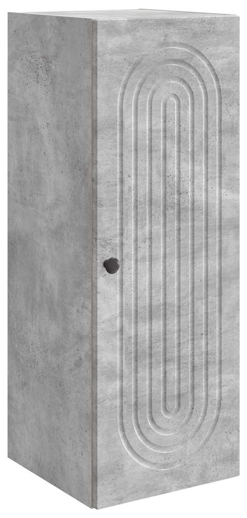 Wandschrank Betongrau 33 x 34,5 x 90 cm Holzwerkstoff