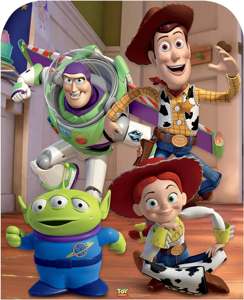 Silhouette en Carton Toy Story avec Découpe Visage pour Photo 117 cm