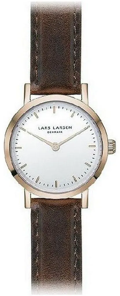 Montre Femme Lars Larsen 124RWBL Cadran Blanc Minimaliste Chic