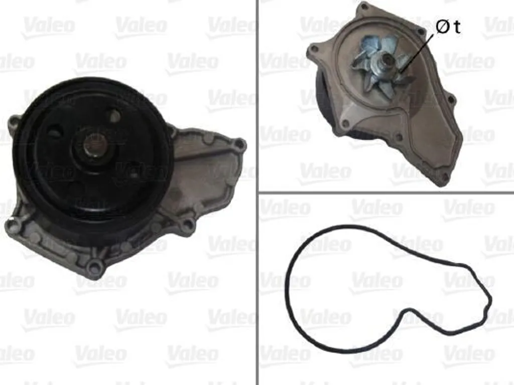 Valeo 506878 Pompe à eau OE PA10093 pour Honda Accord et Civic VIII IX