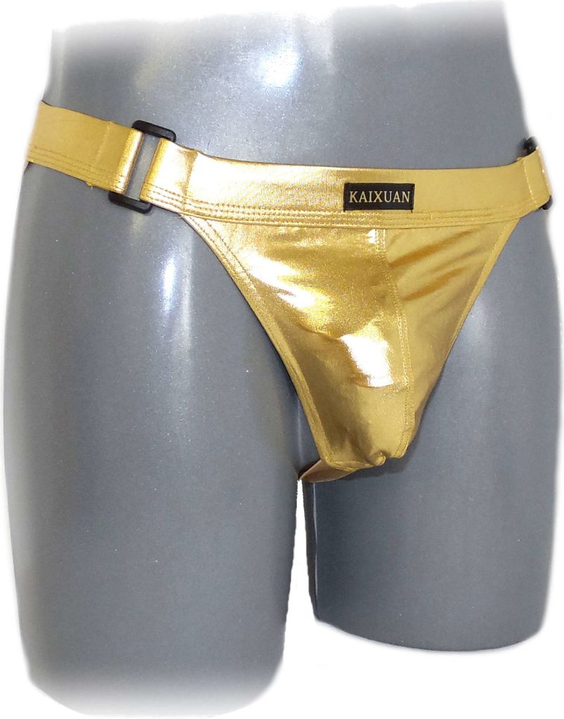 Metallic Bulge Pouch Jocks Men Jocks glänzed metalic Look