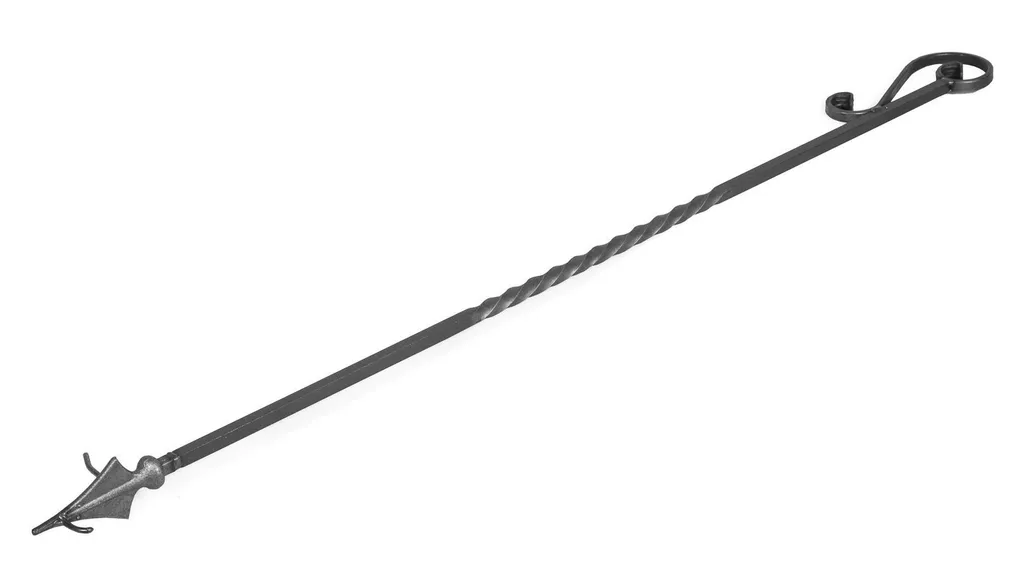 Tisonnier de Brasero en Acier Robuste pour Foyer de Jardin et Terrasse