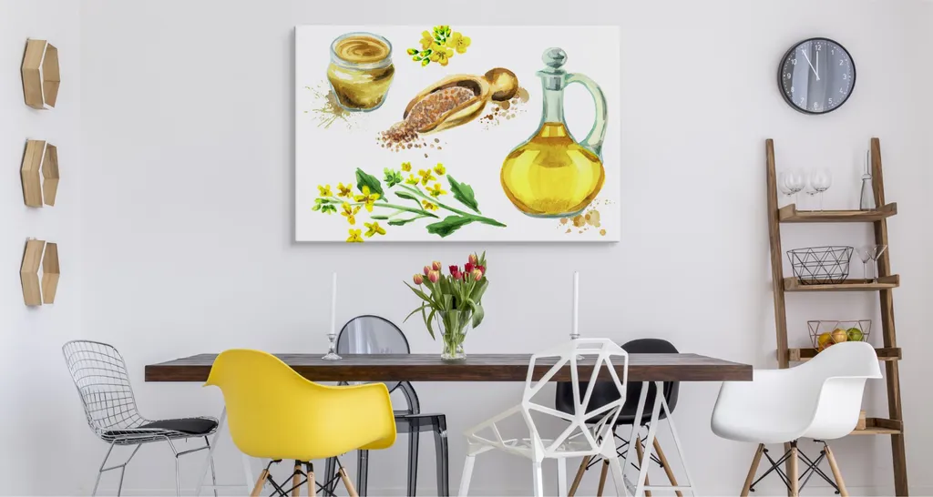 Quadro su Tela Fiori e Spezie 120x80 | Decorazione Parete Moderna XXL - 2