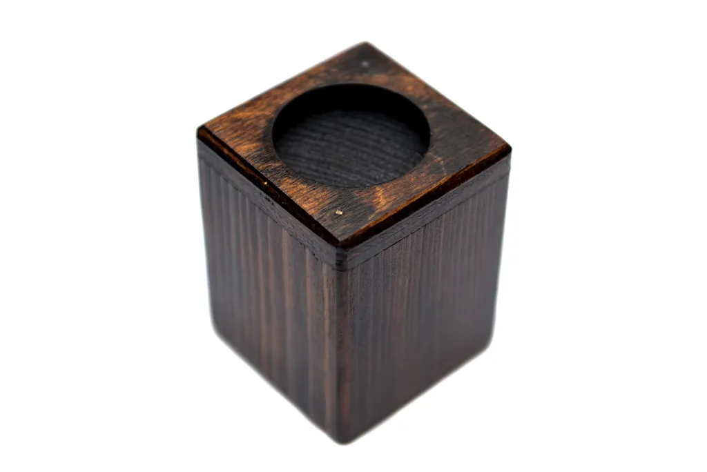 Schnauzer Knírač Portacandele Art-Dog: Statuetta Argentata e Legno - 10