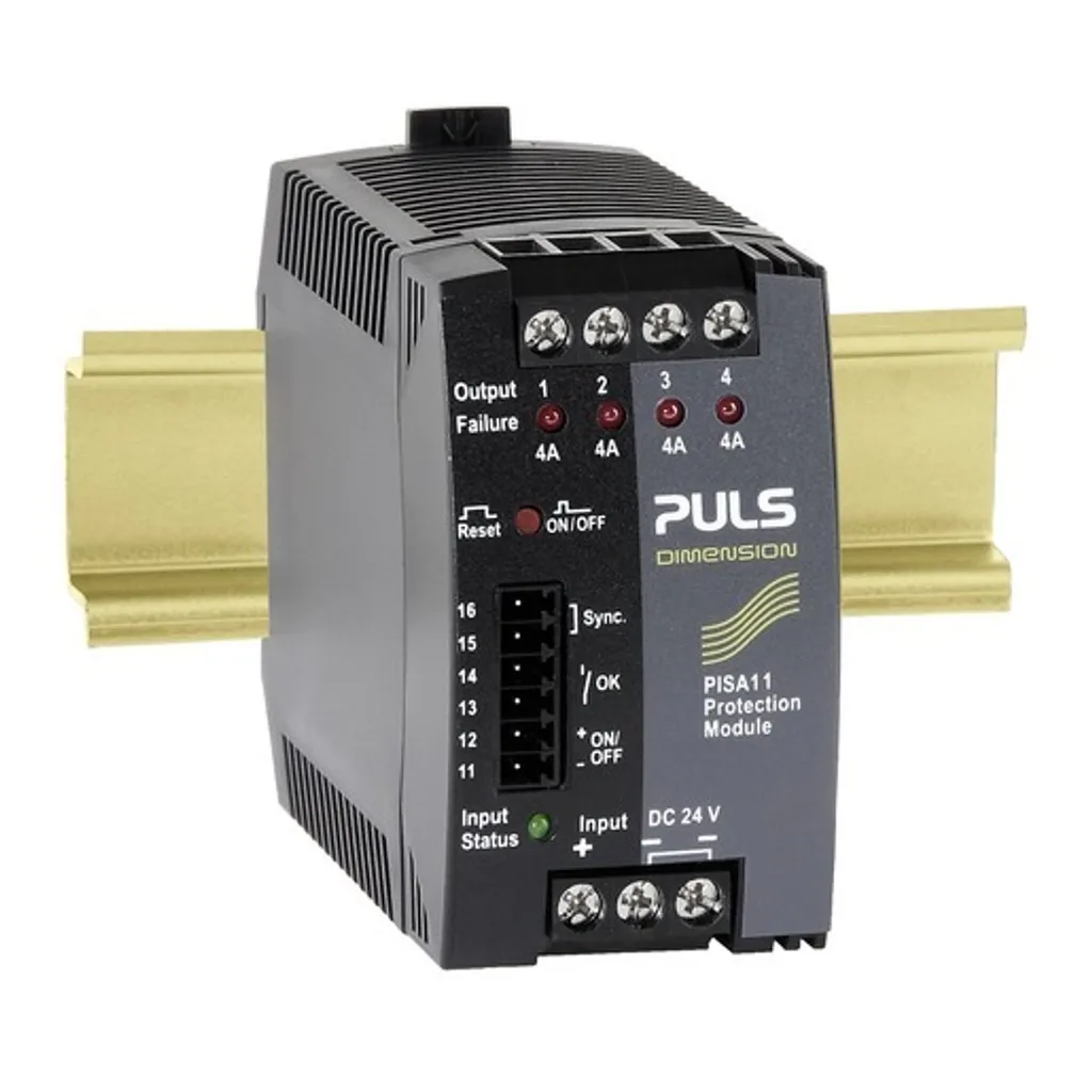 Évitez les pannes 24V avec le module de fusibles PULS PISA11.404 4A