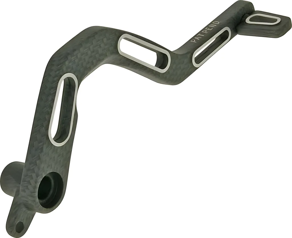 Pédale de frein de rechange Derbi Senda DRD X-Trem finition carbone noir