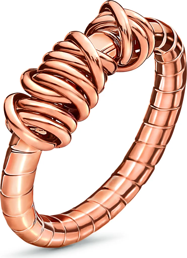 Anello Folli Follie 1R14T030R-50 Oro Rosa - Eleganza Donna Misura 10