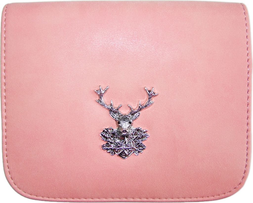 Trachten Handtasche "Kara" mit Hirsch | Rosé