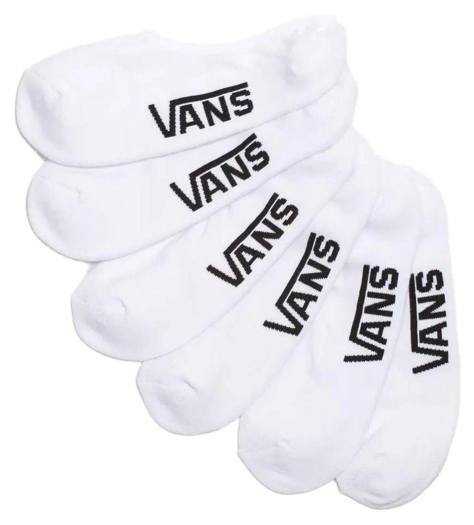 Vans Classic Unsichtbare Socken 3 Einheiten Weiß EU 38 Produktbild 