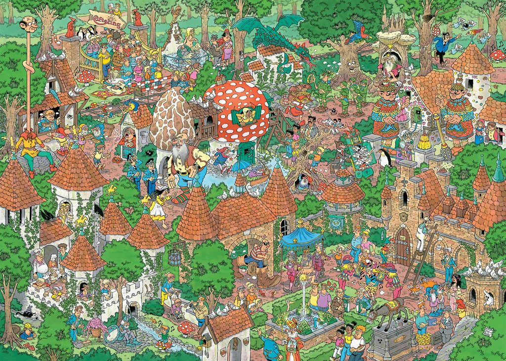 Jan van Haasteren - Efteling Märchenwald (1000 Teile), 1000 Produktbild 