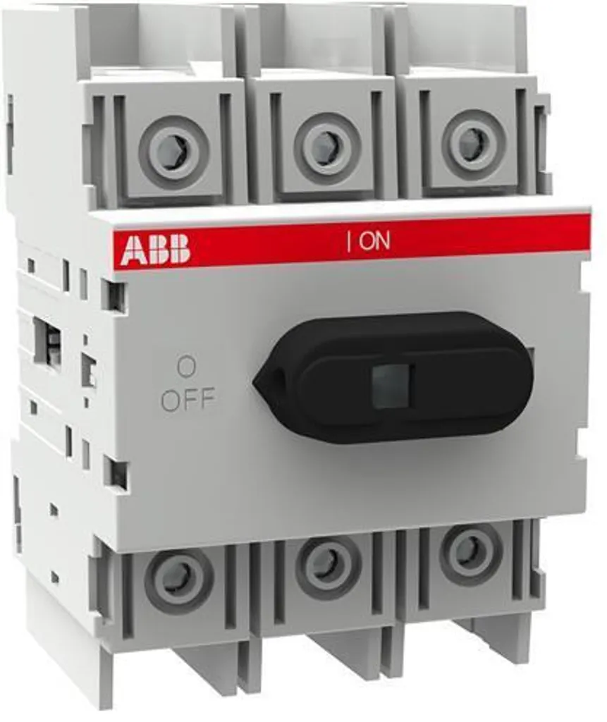 Interrupteur de coupure ABB OT125M3 125A 3p compact et haute performance