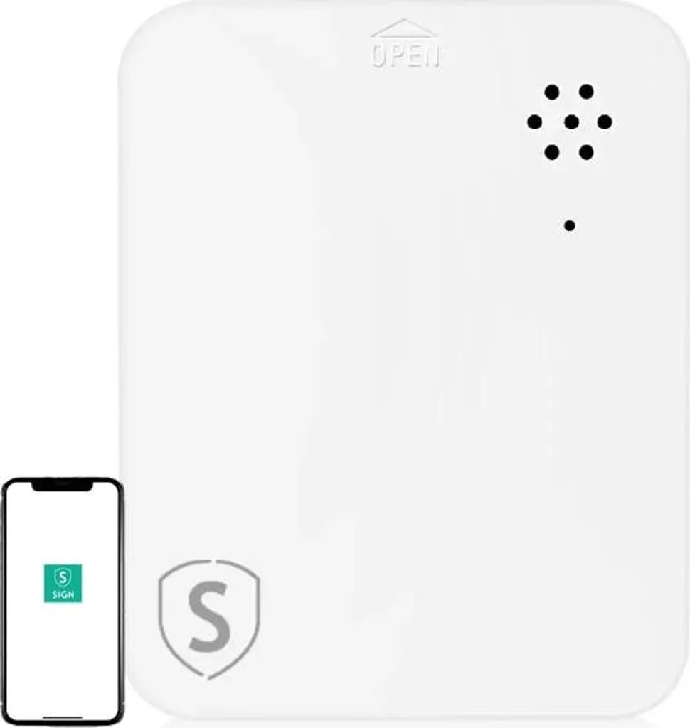 Détecteur d'inondation WiFi intelligent avec alerte smartphone - Blanc Pro