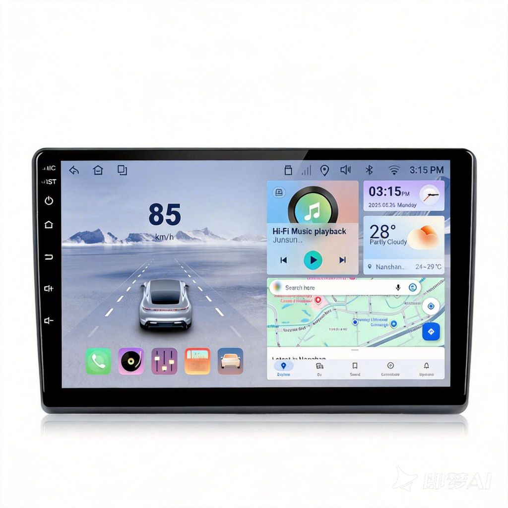 Hexinex 9"Carplay Android 15 Autoradio Für Citroen Jumper/Peugeot Boxer/Fiat Ducato(2007-2025) , 8+256G, GPS Navi WIFI BT 4G DSP 360°-Panorama