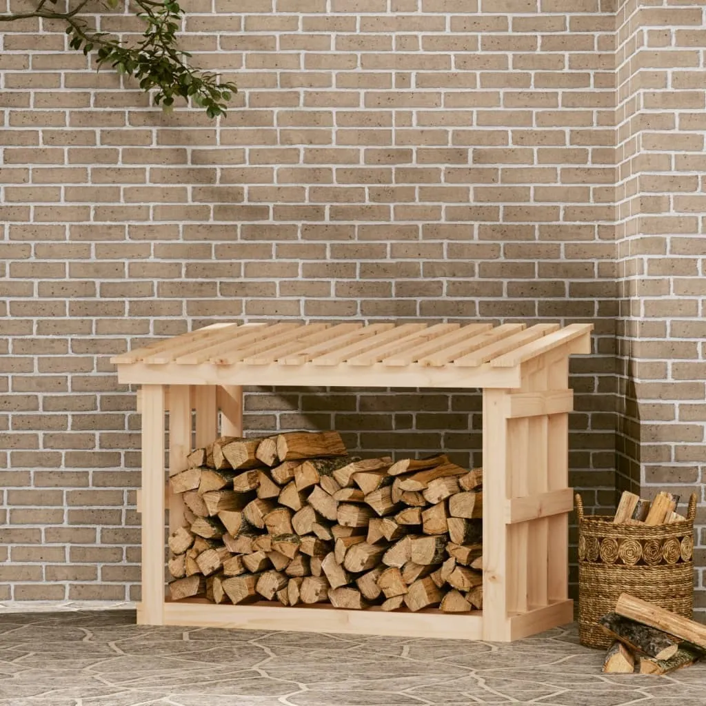 Mobili scaffali per legna da ardere 108x64,5x77 cm in pino massiccio - Scaffali per legna da ardere 822432