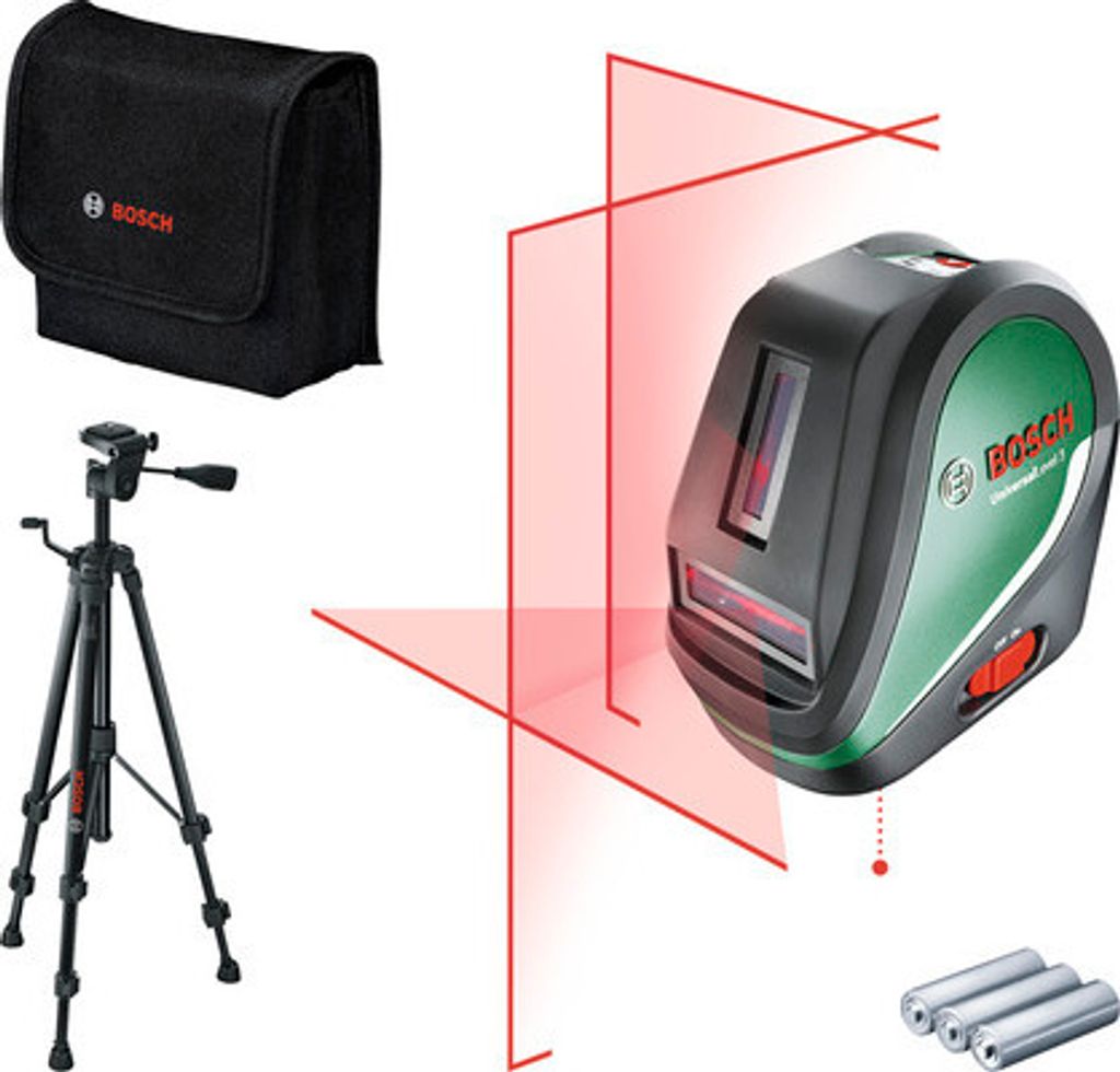 Bosch krížový laser UniversalLevel 3 Set zeleno-čierne Obrázok produktu 2