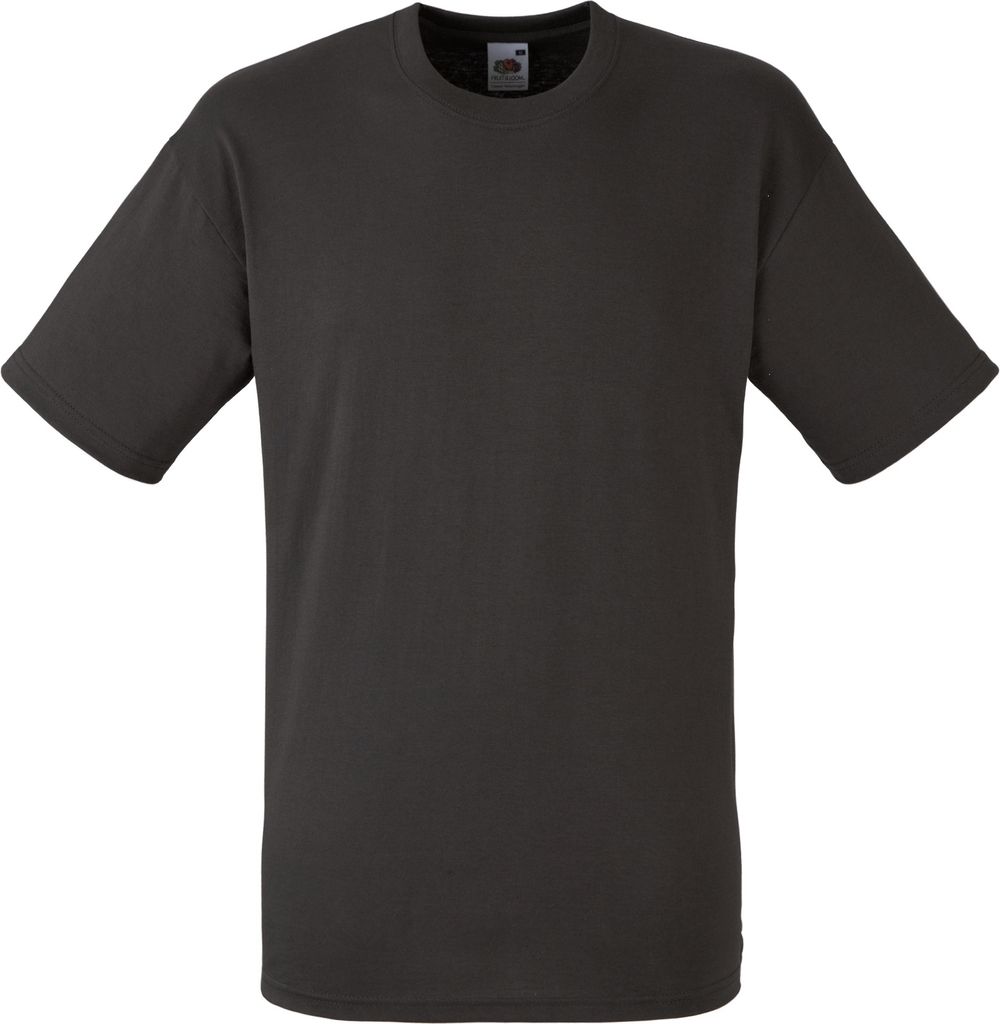 Fruit Of The Loom Herren Kurzarm T-Shirt BC330 (XL) (Kohlegrau)