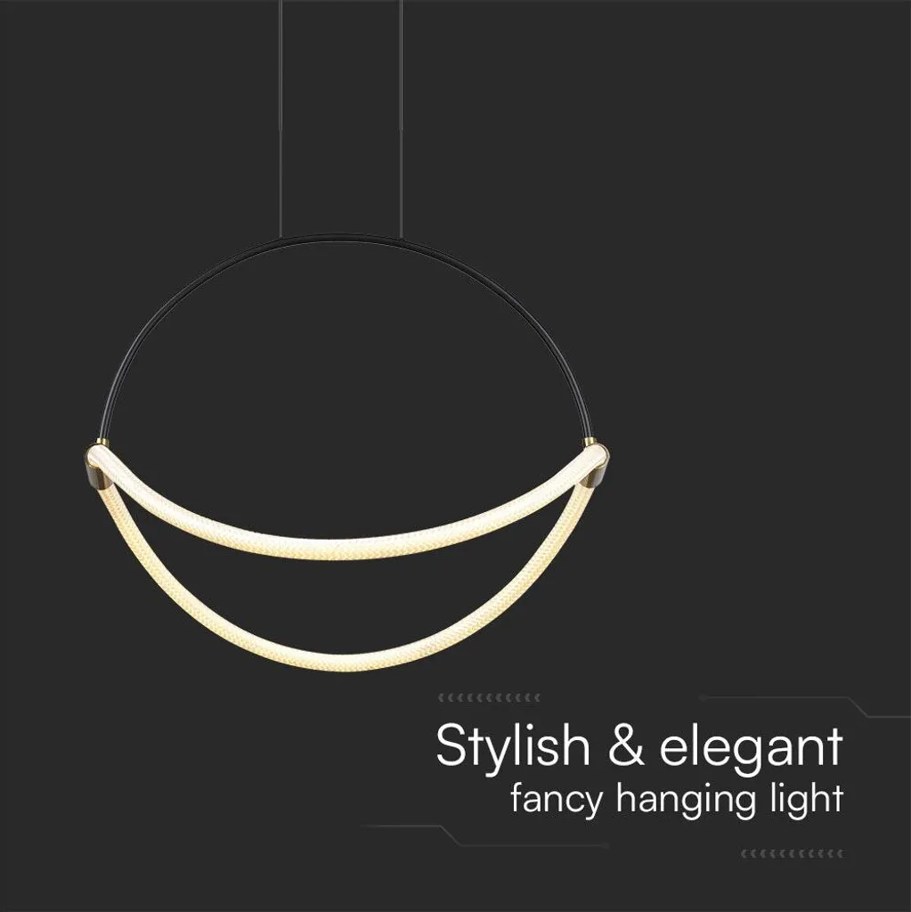 Lampada a Sospensione LED Alluminio Nero H 170cm | Design Moderno - 6