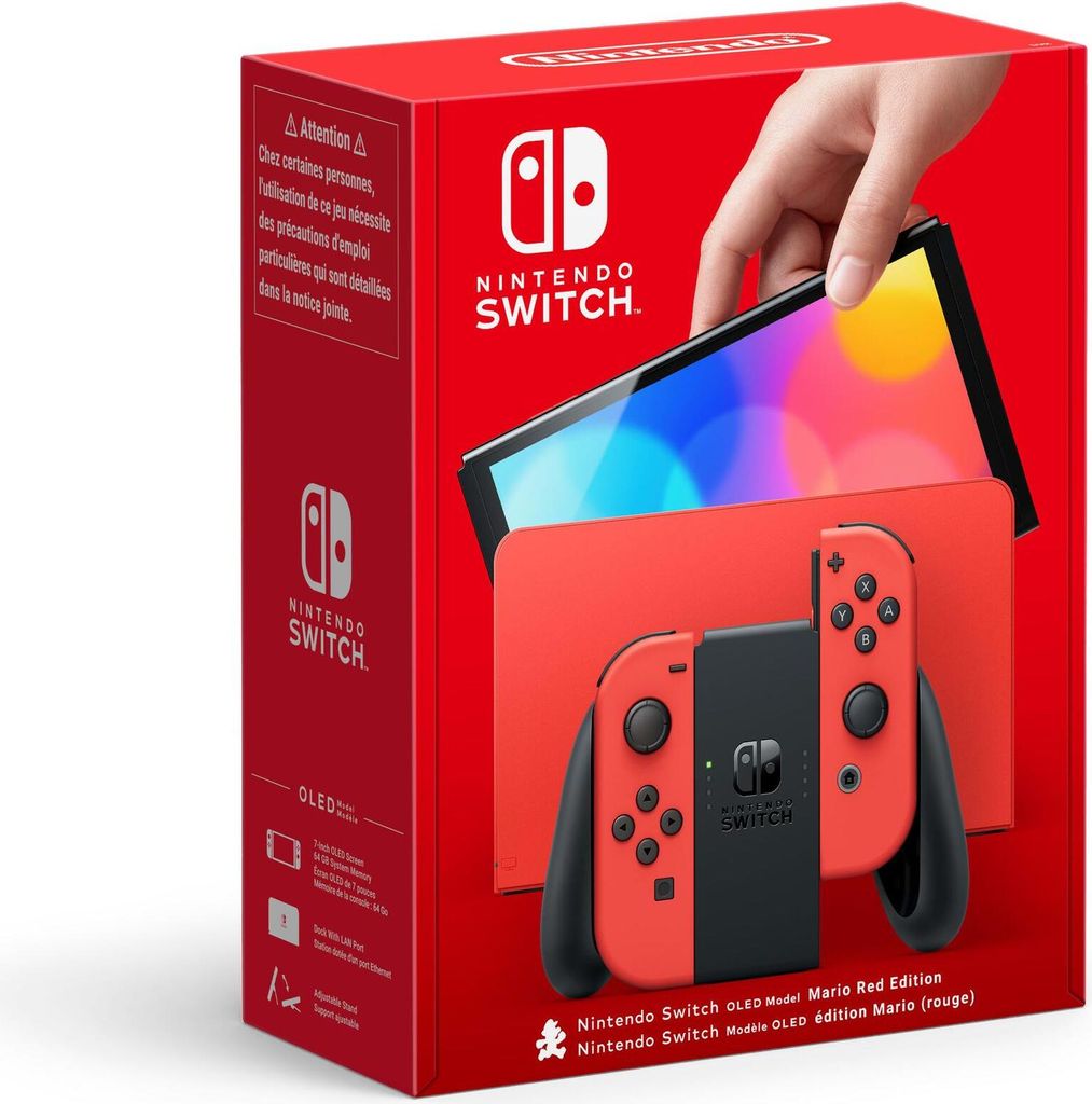 Nintendo Switch (OLED-Modell) Mario Edition rot Produktbild 