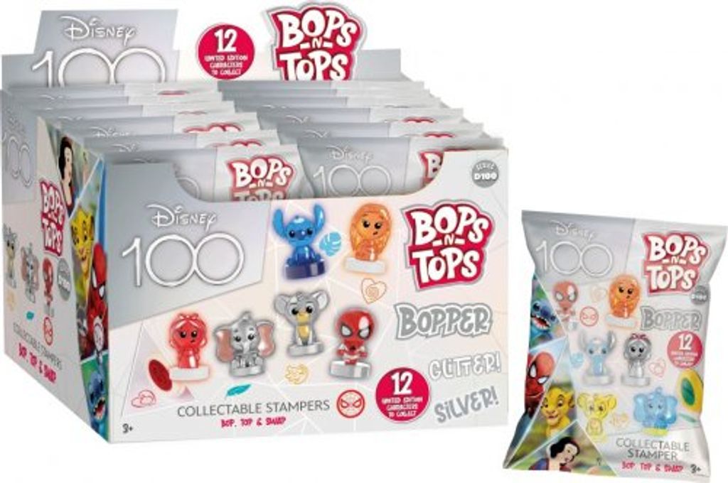 Disney 100 Bops/Tops Briefmarken