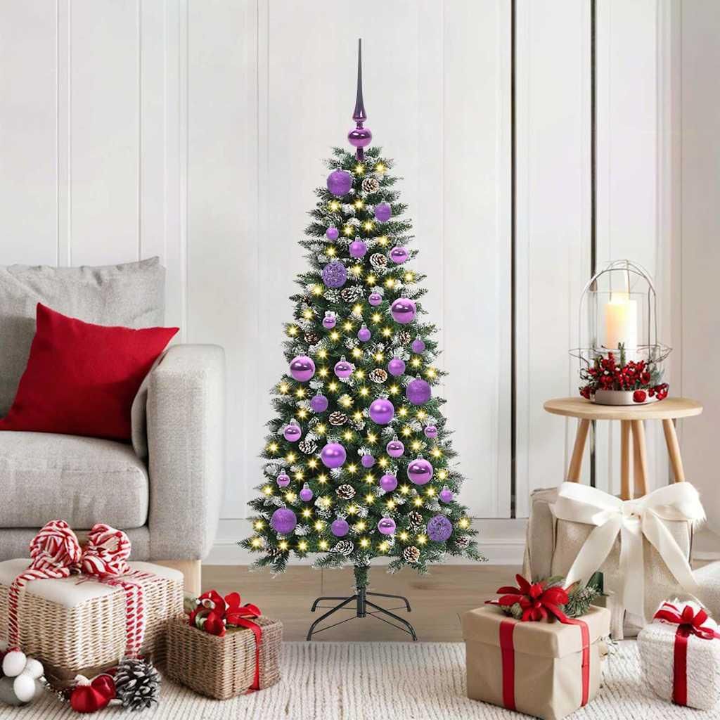 BEI CLORIS Künstlicher Weihnachtsbaum mit 150 LEDs mit Ständer Grün 120 cm - Künstliche Weihnachtsbäume 2026Neu6873721