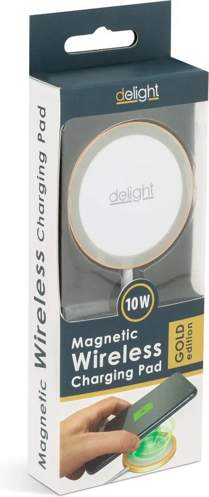 Caricatore Magnetico Wireless Oro: Eleganza per iPhone e Galaxy - 2