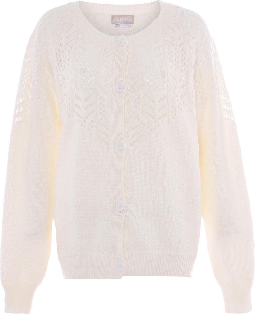 Jalene damen pullover - wollweiss, XL/XXL