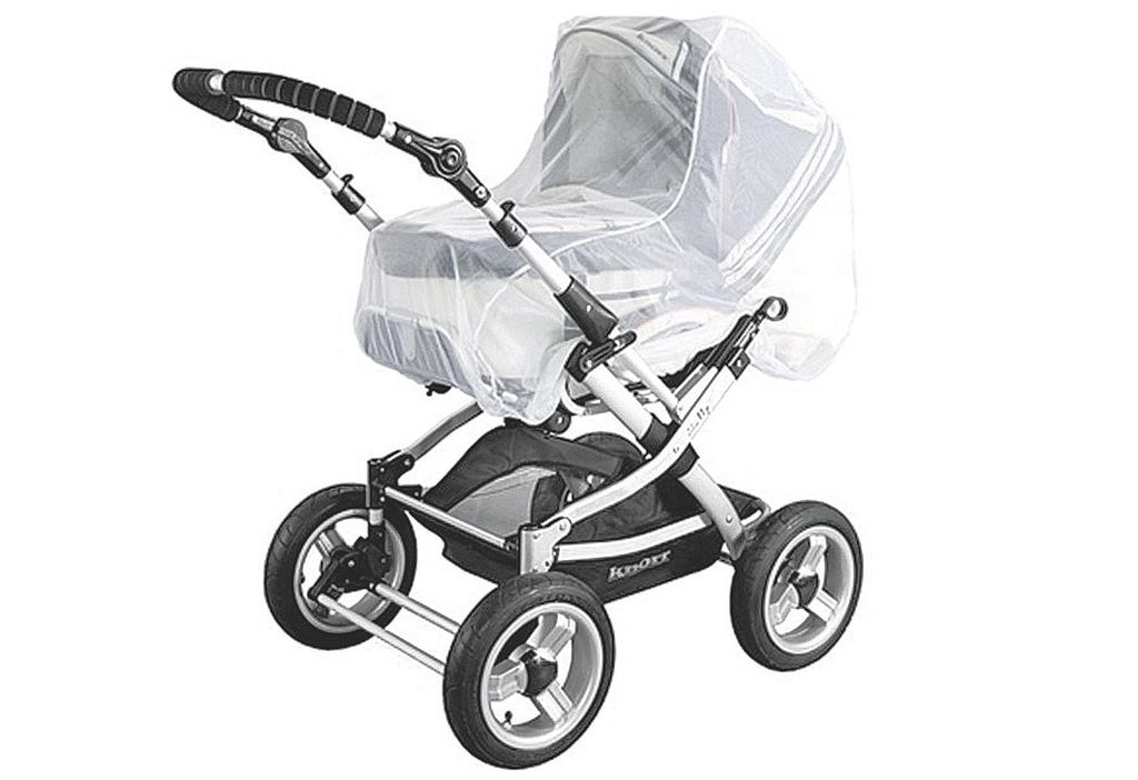 SUNNYBABY Insektennetz Kinderwagen geschlossen, weiß