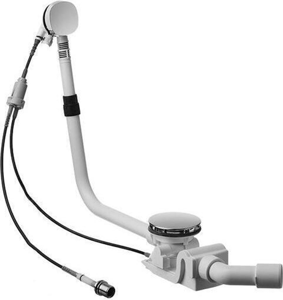 Duravit Ab- und Überlaufgarnitur Quadroval, mit Wanneneinlauf, für Shower+Bath, 791249, 791249000001000