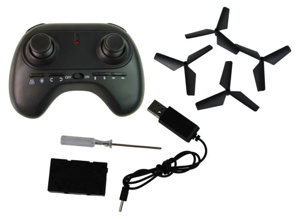 Drone avion télécommandé RC avec hélice robuste, taille unique - 3