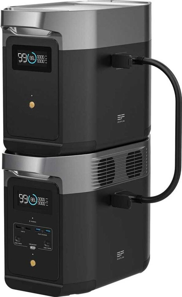 EcoFlow Zusatzbatterie DELTA 2 Max schwaz Produktbild 13