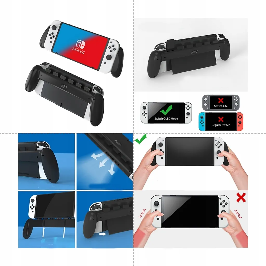 Accessoires Nintendo Switch OLED Set Voyage Complet 10-en-1 Noir - 12