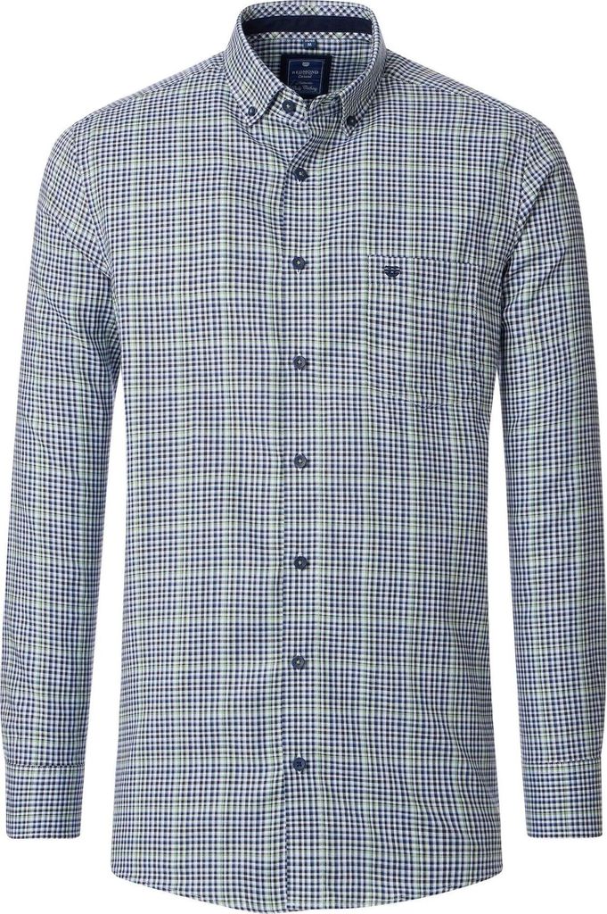 Redmond - Comfort Fit - Herren Langarm Hemd (251060111), Größe:5XL, Farbe:Grün(60)