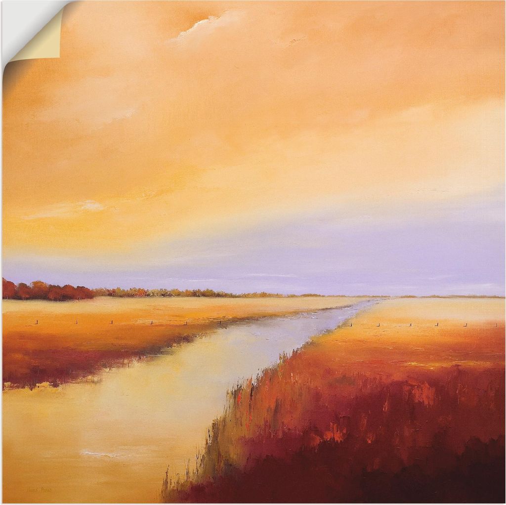 ARTland Wandbild, selbstklebend Polder Größe: 50x50 cm