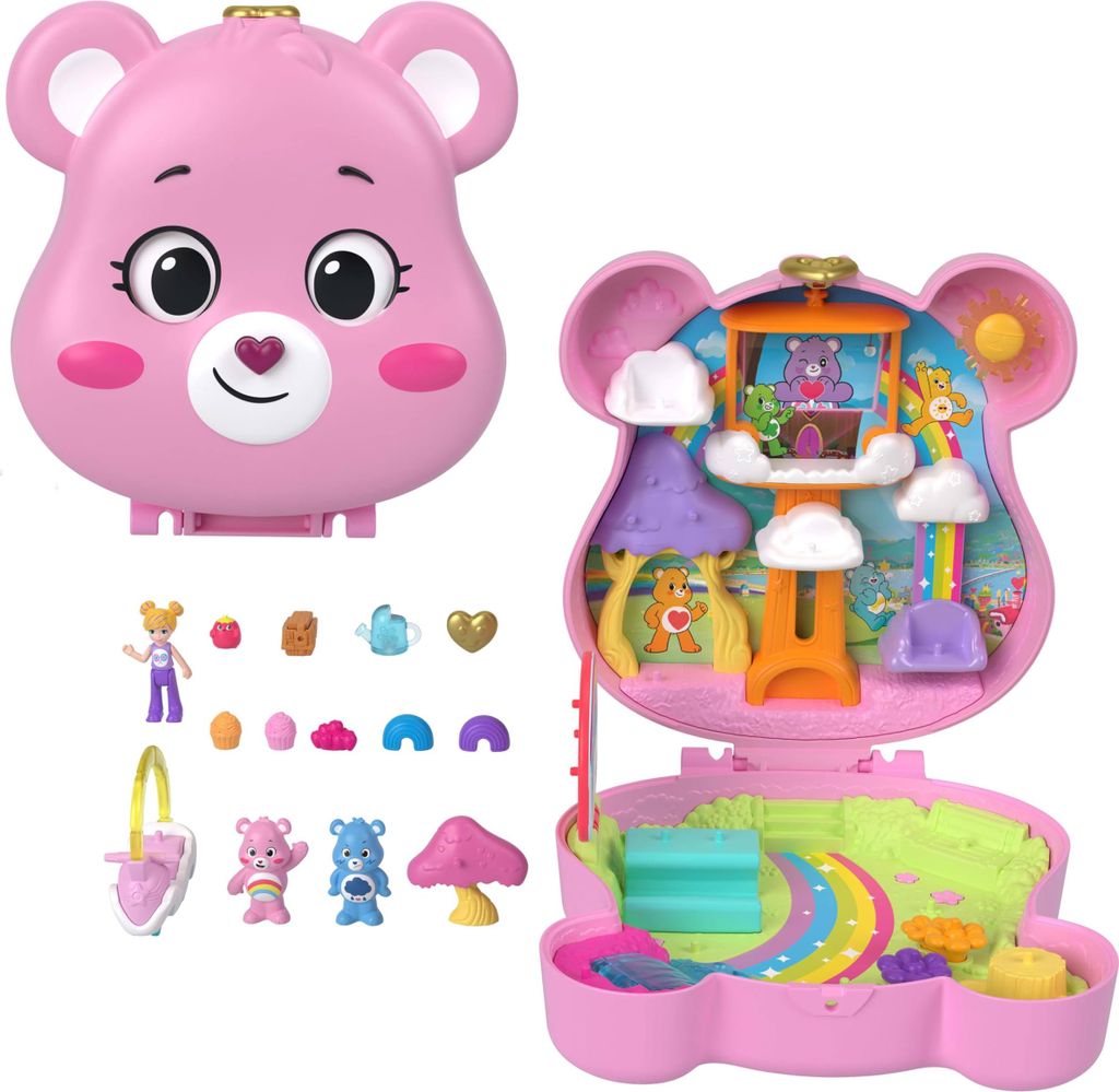 Mattel JCC14 - Polly Pocket Glücksbärchis Schatulle