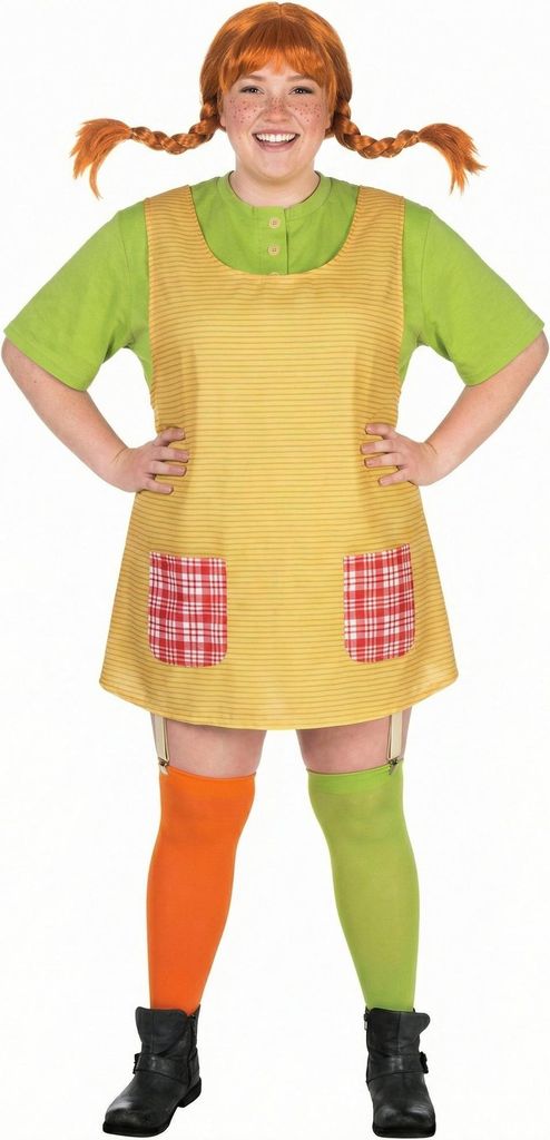 Pippe Dlhá Pančucha - Kostým pre dospelých - veľkosť XXL Obrázok produktu 