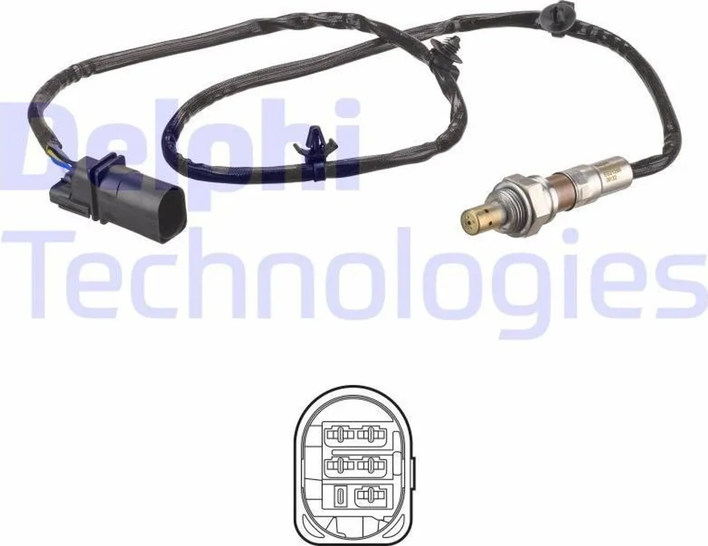 Sonde lambda DELPHI ES21289-12B1 pour régulation des gaz d'échappement