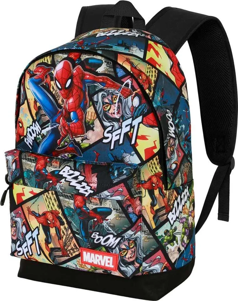 Sac à dos Spider-Man 44cm Karactermania : solide et confortable pour l'école