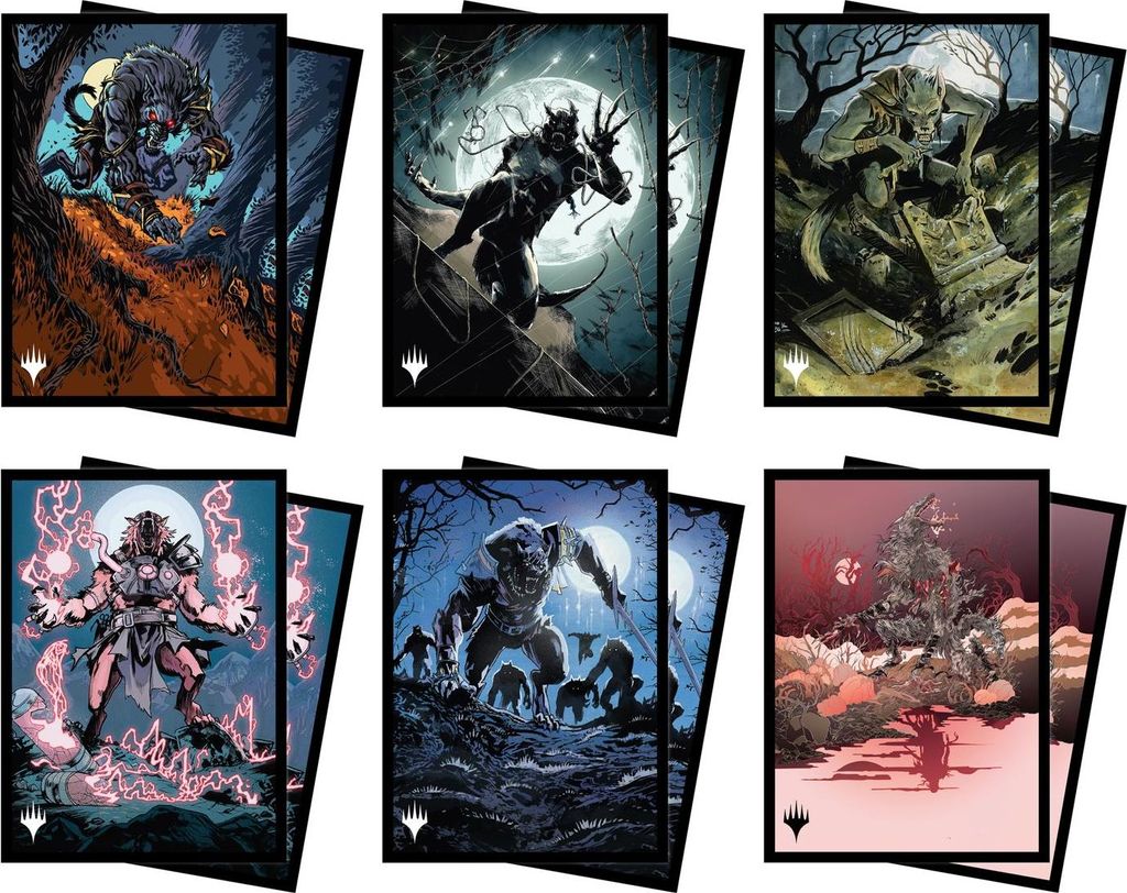 Ultra Pro - Deck Protector Standard Sleeves - Magic: Innistrad Midnight Hunt (100) Storm-Charged Slasher / V4