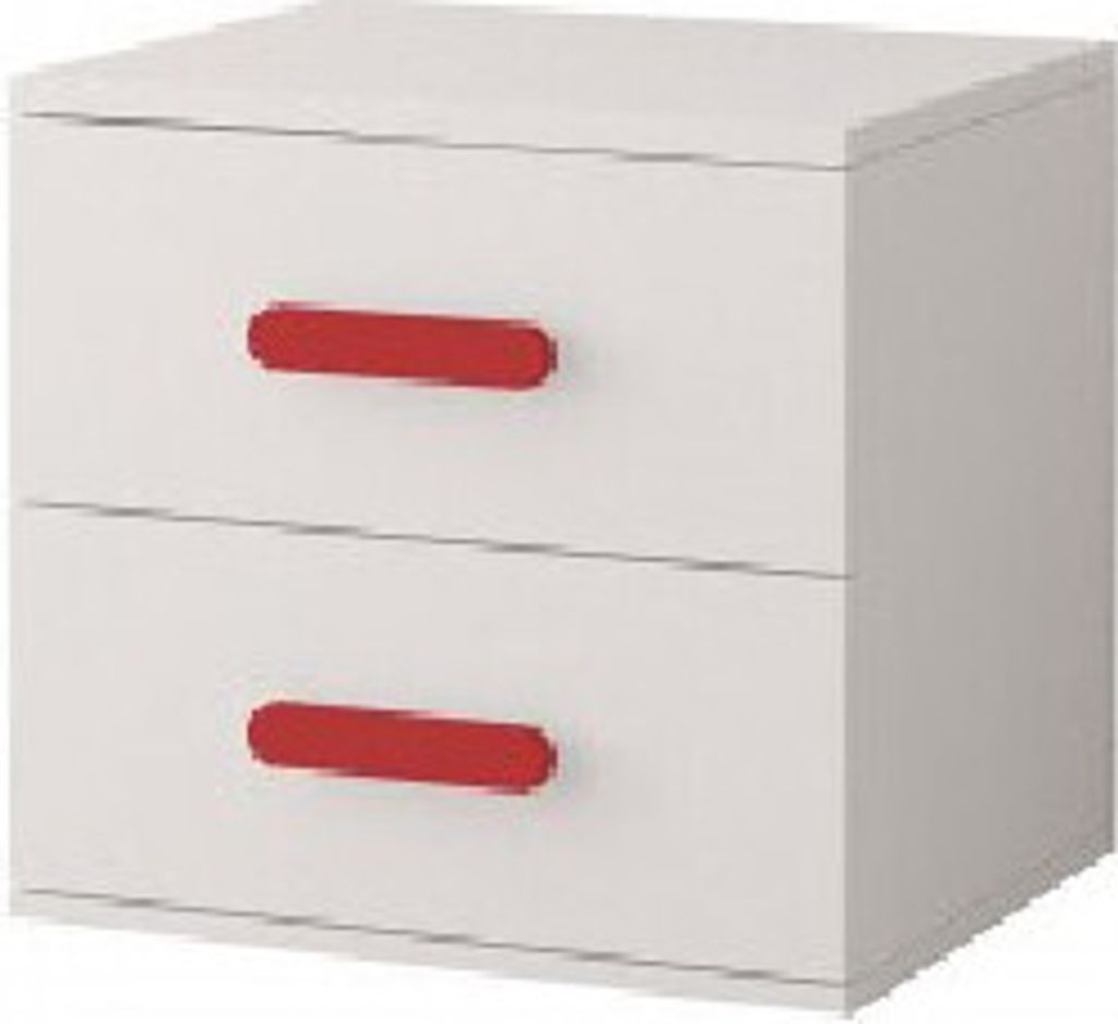 Kinder-Nachttisch SVEN 1 – rote Griffe