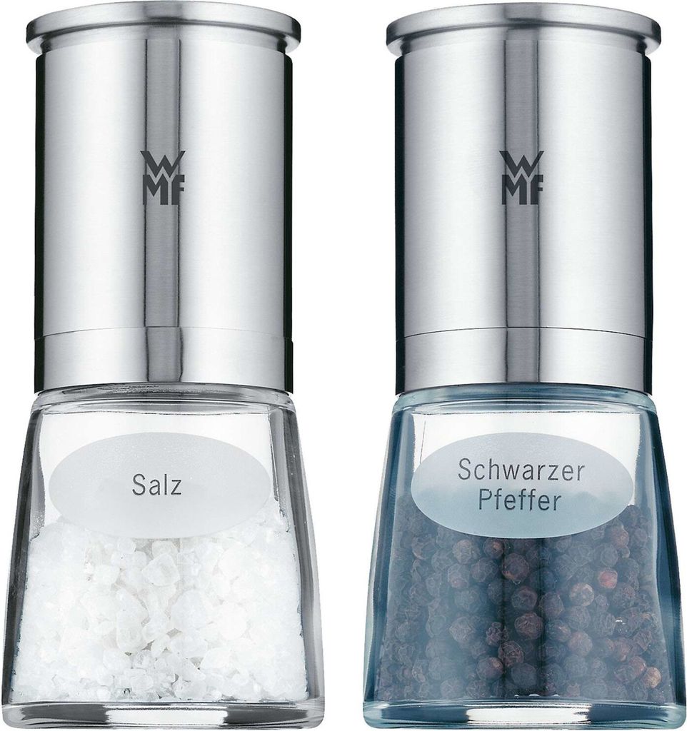 WMF DE LUXE, Salz- und Pfeffermühlen-Set, Edelstahl, Produktbild 
