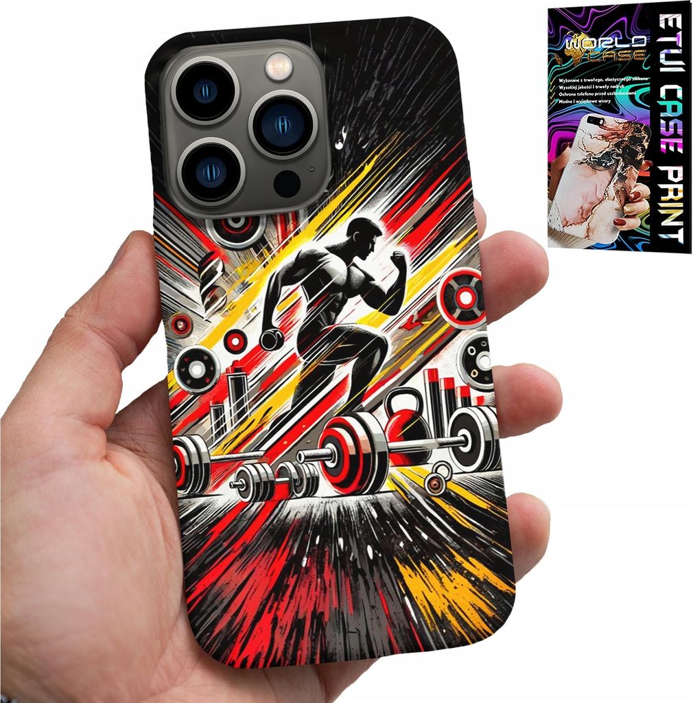 Fall Für Iphone 16 Pro - Fitnessstudio Bodybuilding Hanteln Fitness