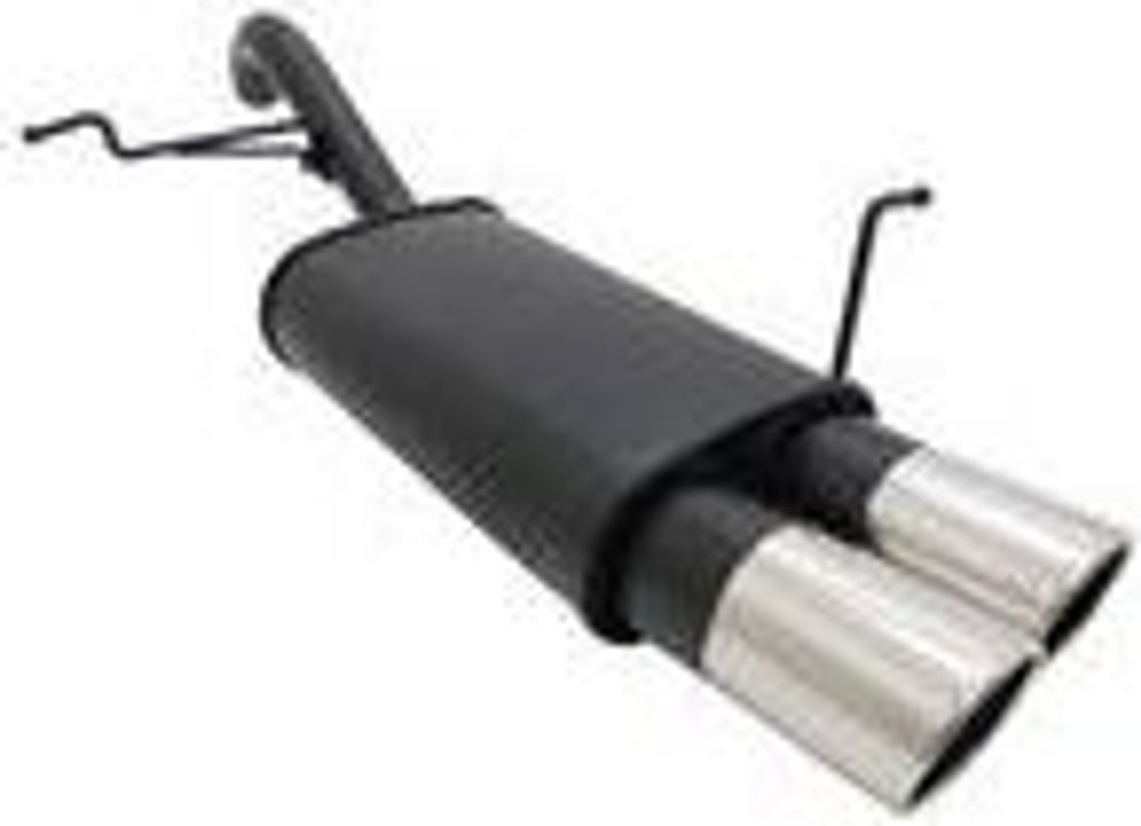 Novus Sportendschalldämpfer für Ford Fiesta (JA8) 2 x 90mm SR-Design