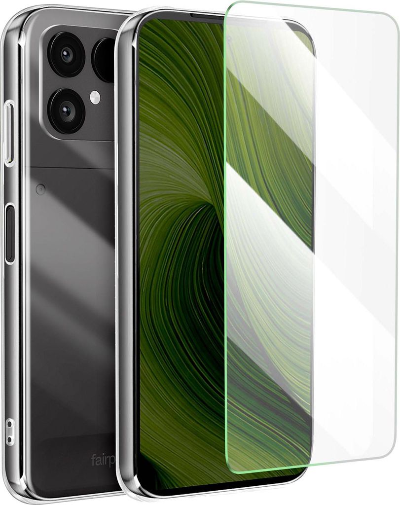 Mayaxess, 2-in-1 Schutzset Hülle + Folie Fairphone 6, Produktbild 