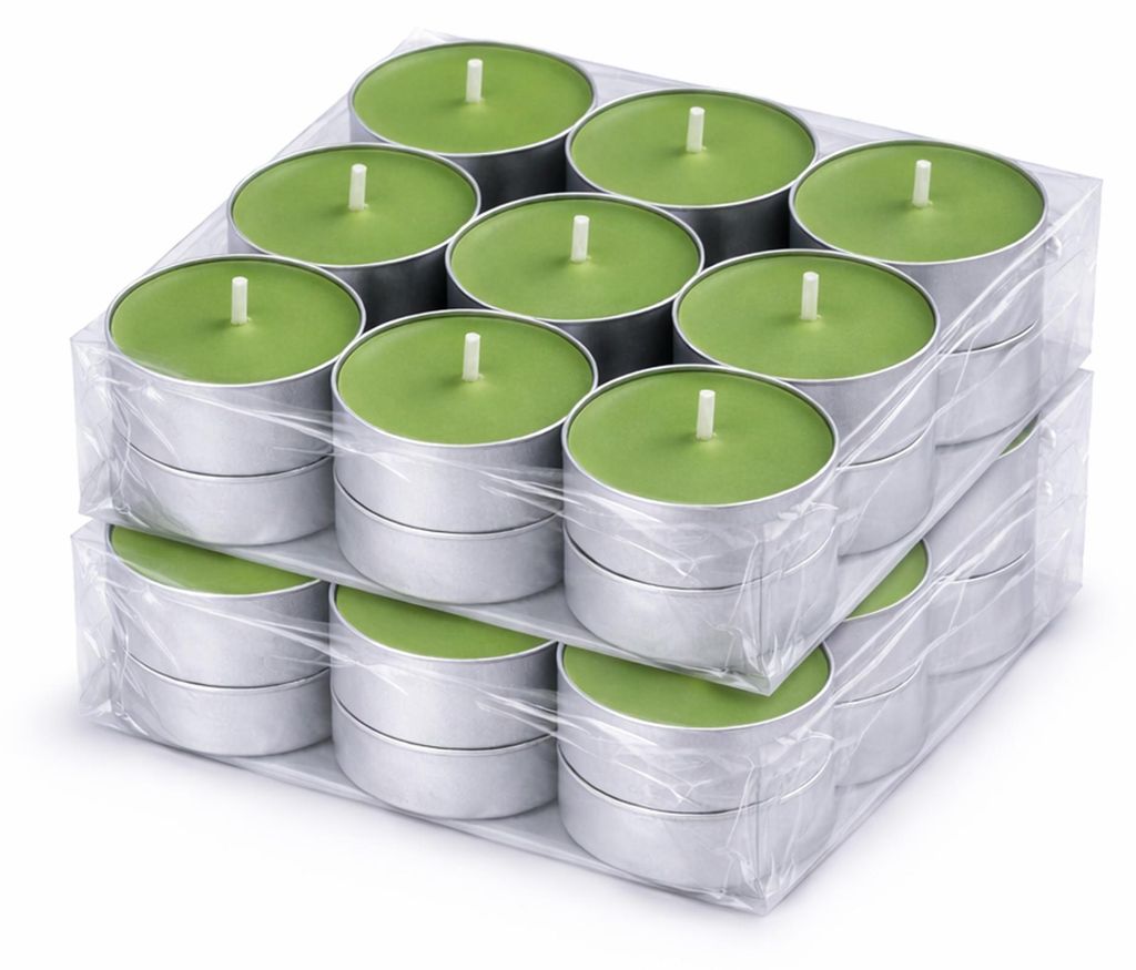 Duft-Teelichter 36er Pack – Duft Apfel, ca. 4 Stunden Produktbild 