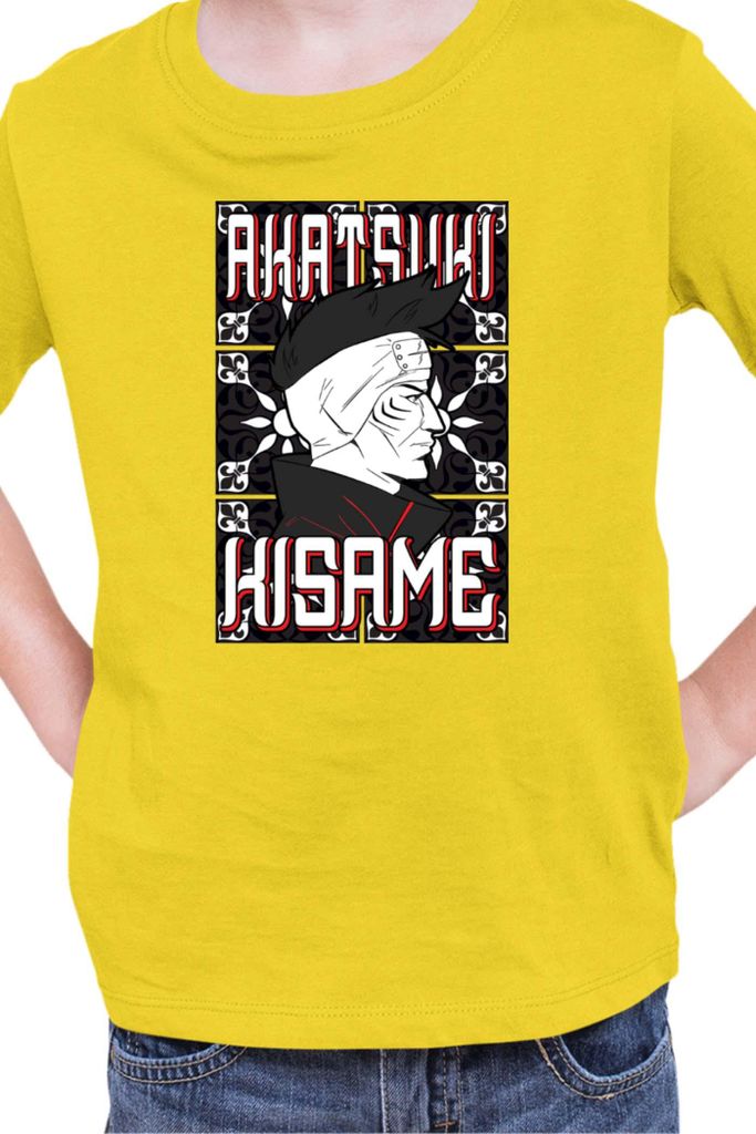 Kinder T-Shirt Naruto Kisame Hoshigaki, 3-4 Jahr - 104 / Gelb