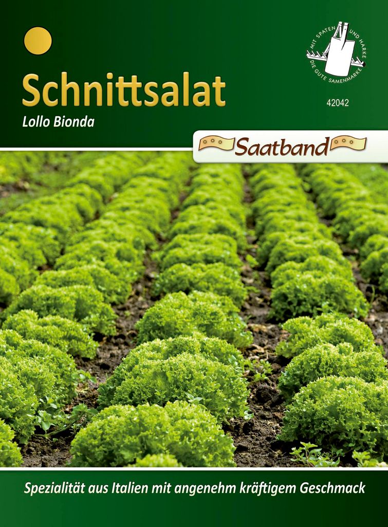Artikelbild 1 von 'Schnittsalat Lollo Bionda (Saatband)' aus der Kategorie Saatbänder & Saatplatten
