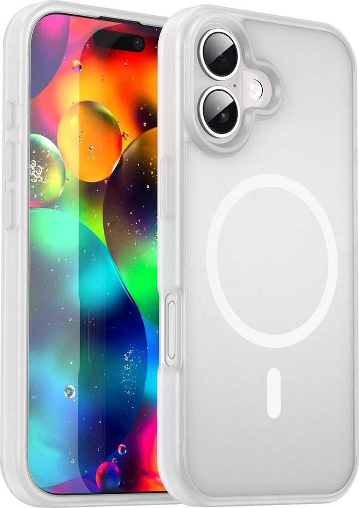 Mobigear Shockproof iPhone 17 MagSafe Hülle Hardcase Backcover - Matte White