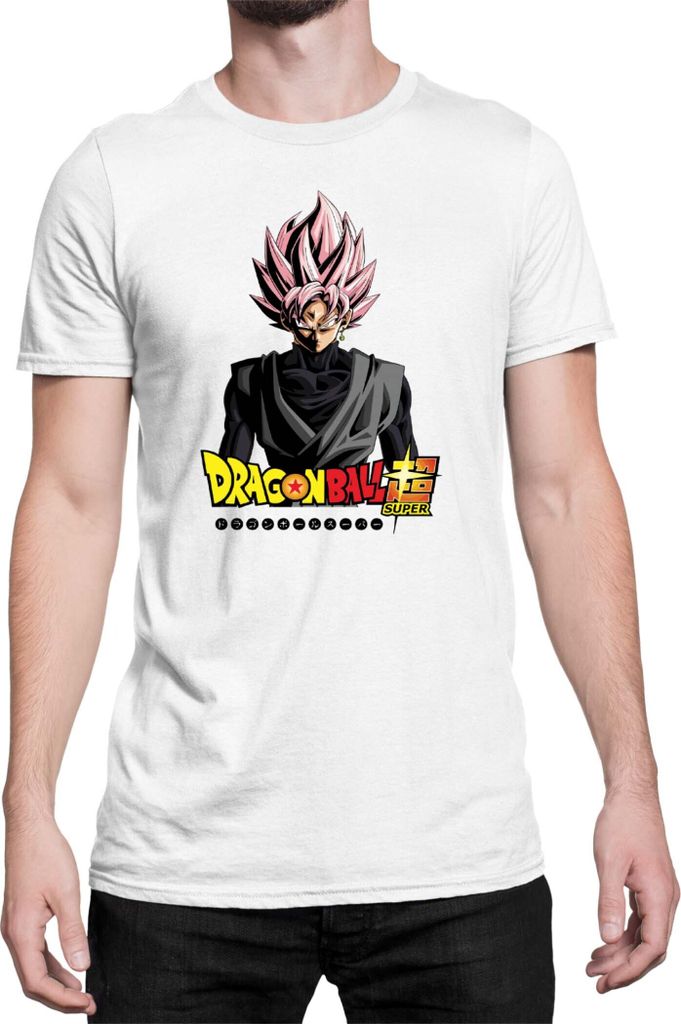 Herren T-Shirt Dragon Anime Manga Ball Z Goku 10, Man M / Weiß