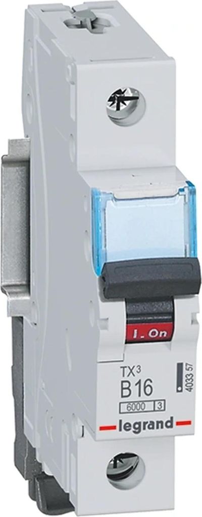 Legrand TX3, Miniaturowy wyłącznik, Typu B, IP20, 240 - 415 Zdjęcie produktu 