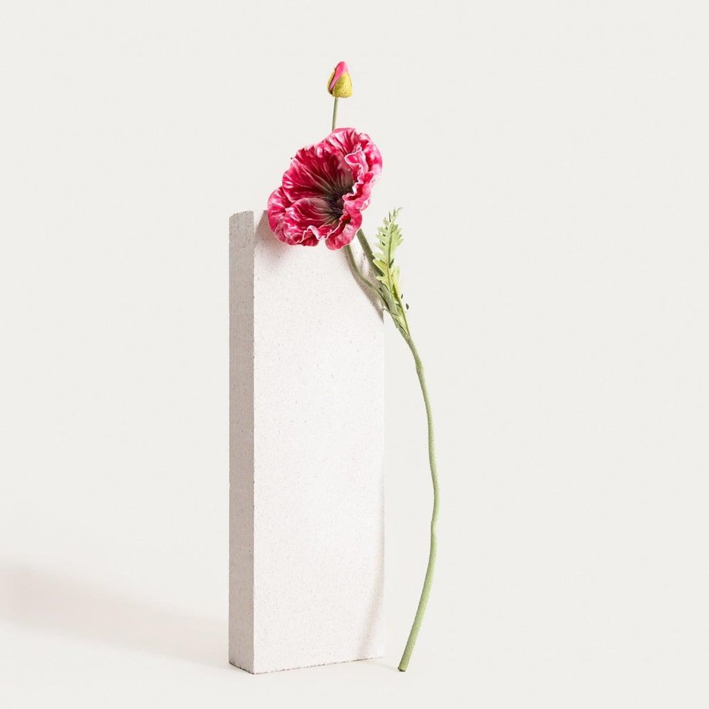 HOMLA Künstlicher Zweig SLAVA rosa Blume 85 cm